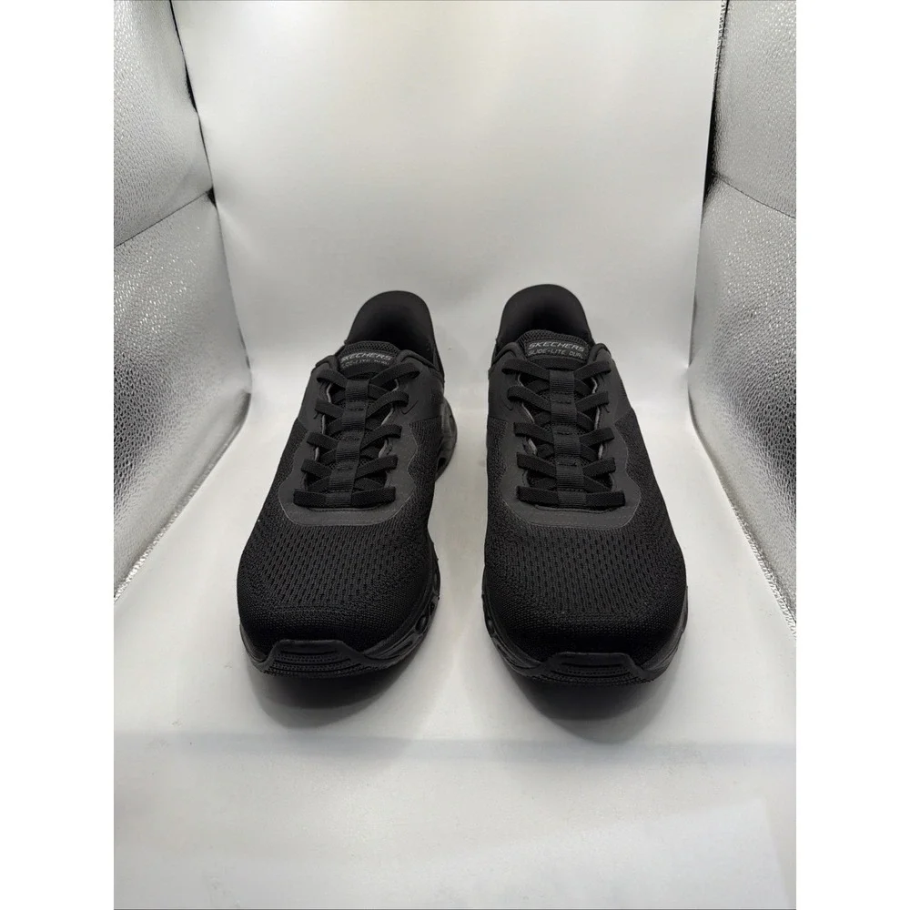 Skechers hands-free swift Fit men's Slip On Black No Bending Shoe. Size 9.5. New